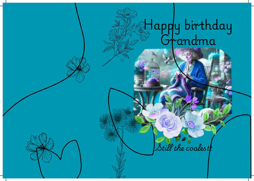 Snarky Printable Birthday Card For Grandma