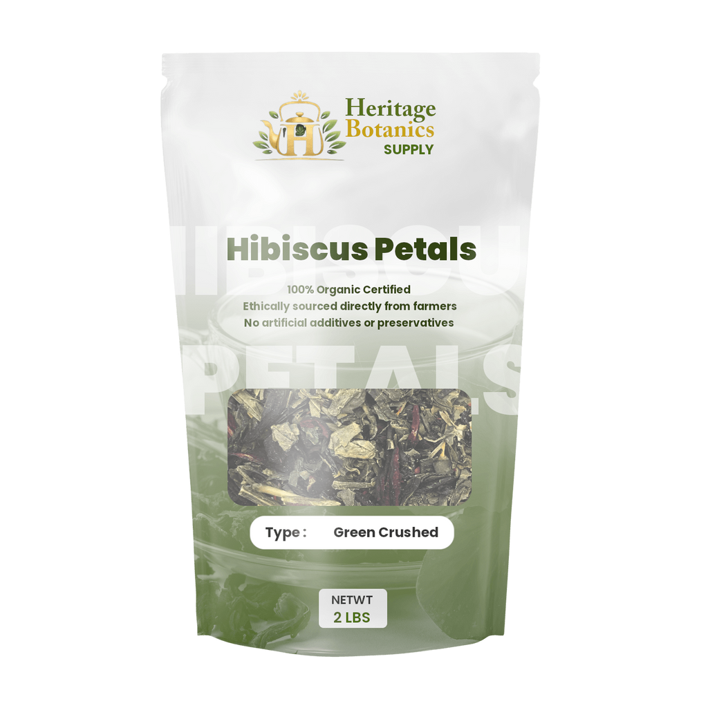 Whole Green Hibiscus Petals