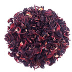 Whole and Crush Red Hibiscus Petals (Dark)